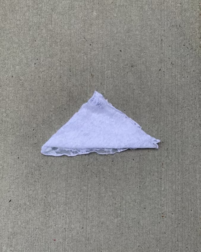 BANDANA - White lace