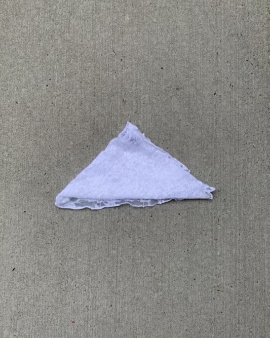 BANDANA - White lace